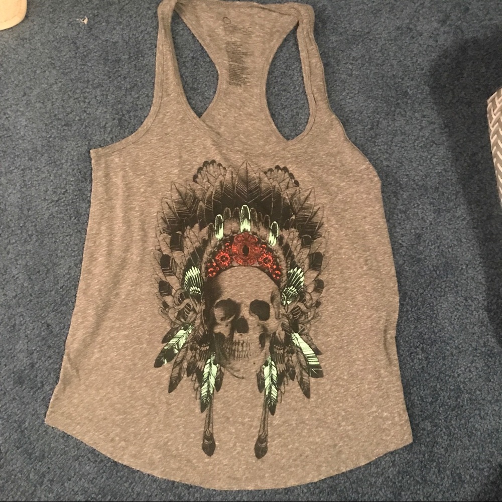 Razor back skull tank- M.